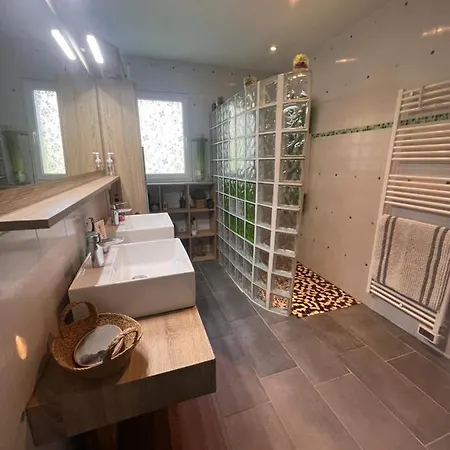Maison En Bois , Plein Pieds,piscine Privative *